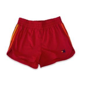 NWT 5 STRIPE KIDS FLEX JOGGER SHORT - RED sz 14